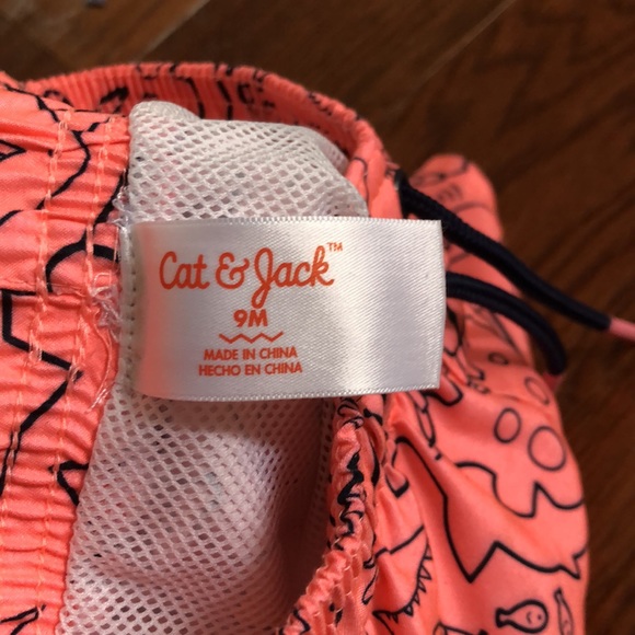 Neon Shark Swim Trunks - Picture 4 of 4